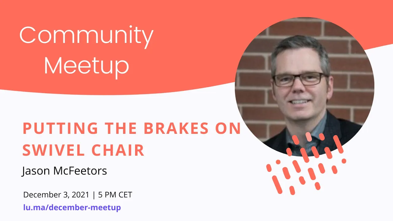 Putting the Brakes on Swivel Chair - Jason McFeetors