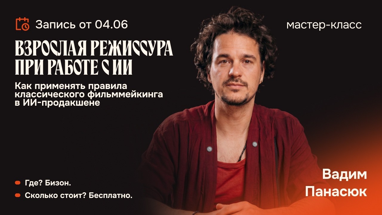 Взрослая режиссура в ИИ | запись от 04.06.26