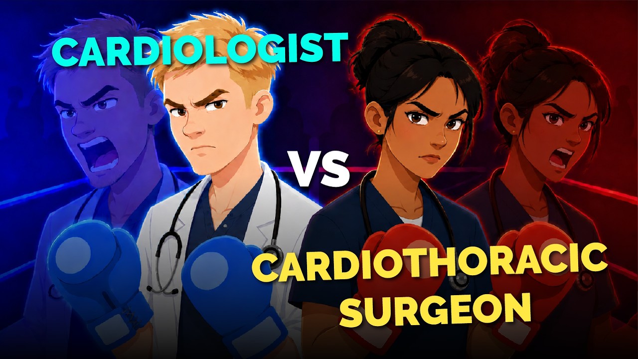 Cardiologist vs Cardiothoracic Surgeon 💥 Career Battle