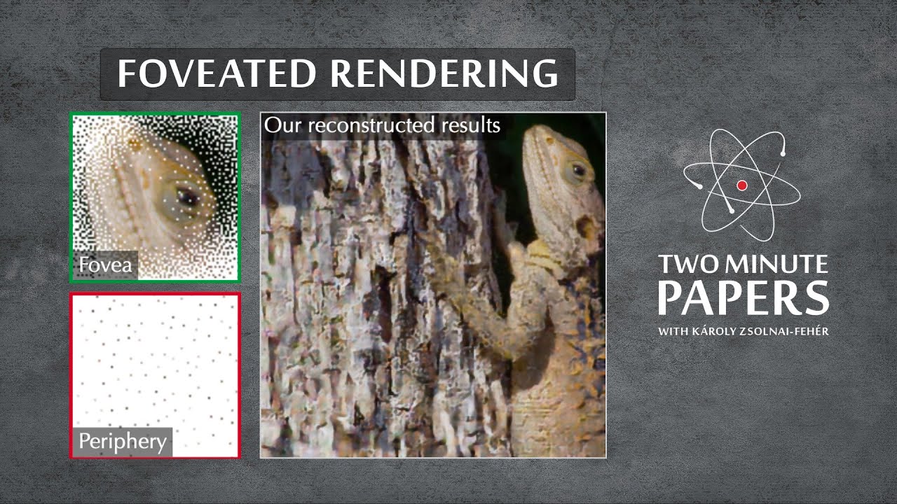 This Neural Network Performs Foveated Rendering