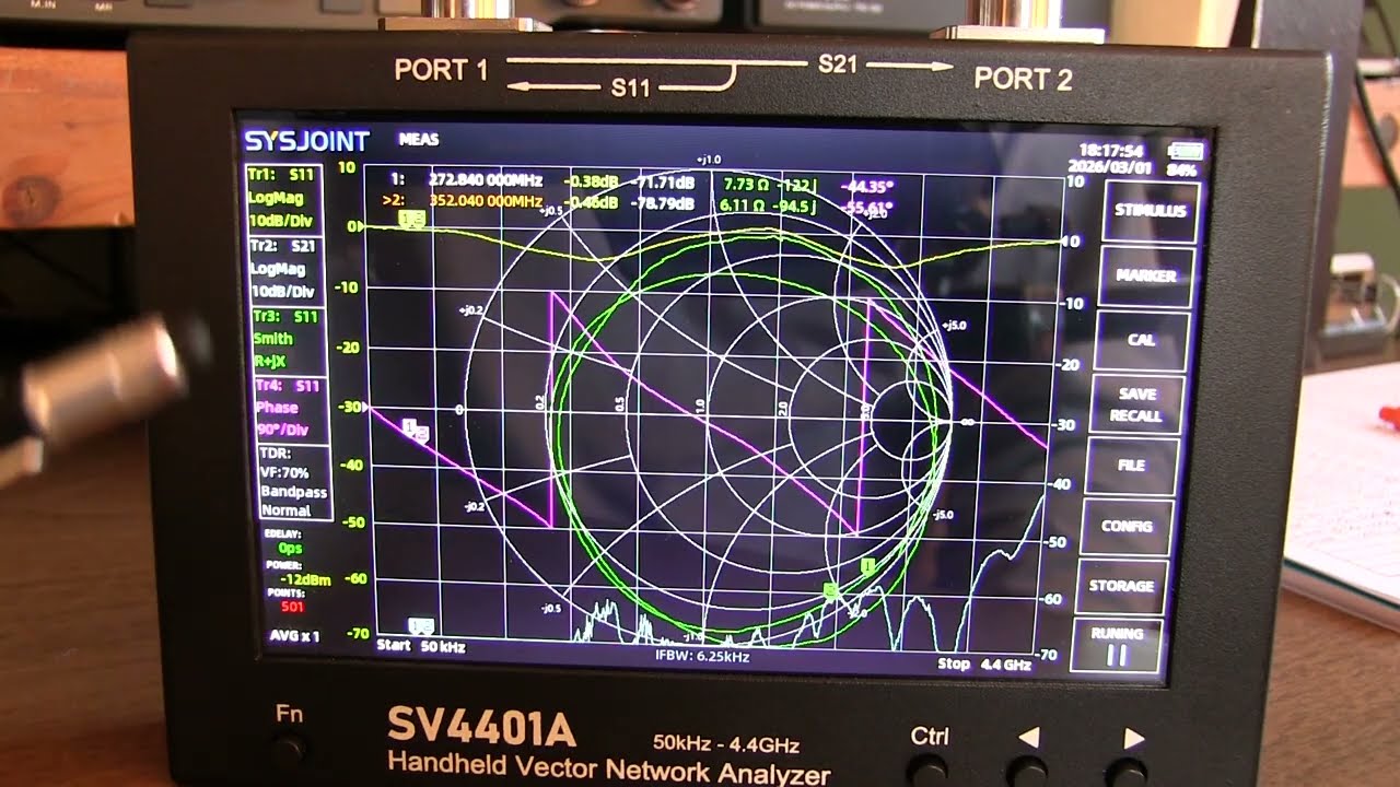#410: How to update the firmware on the SV4401A handheld VNA from Sysjoint / Chelegance