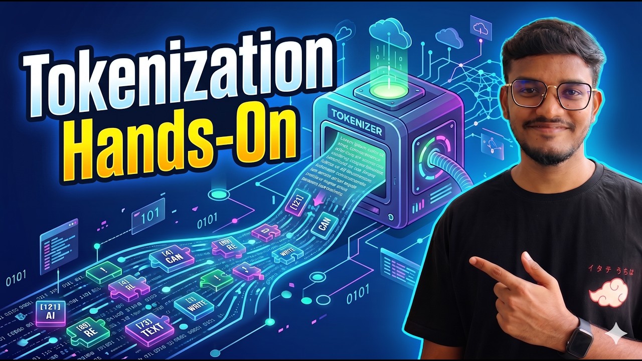 Tokenization Hands-On in Python | Hugging Face Tokenizer Tutorial