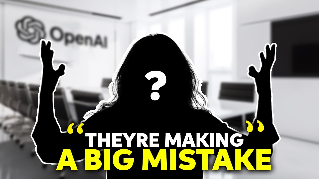 Insider QUITS OpenAI and Sounds the Alarm - They're making a BIG mistake.
