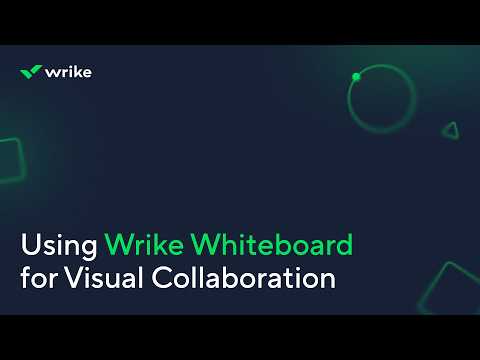Using Wrike Whiteboard for Visual Collaboration