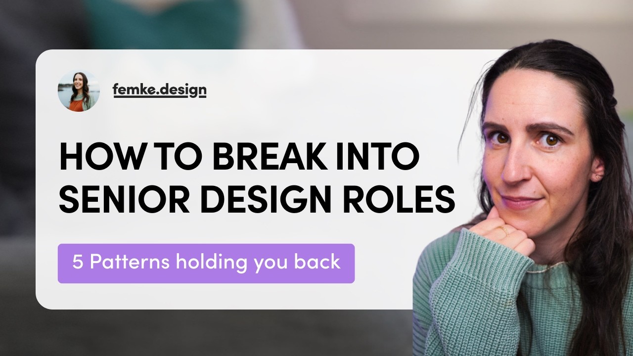 How to Break into Senior Design Roles (5 patterns holding you back)