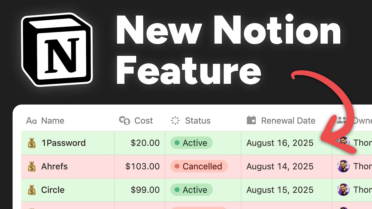 Notion just added one of Excel's best features