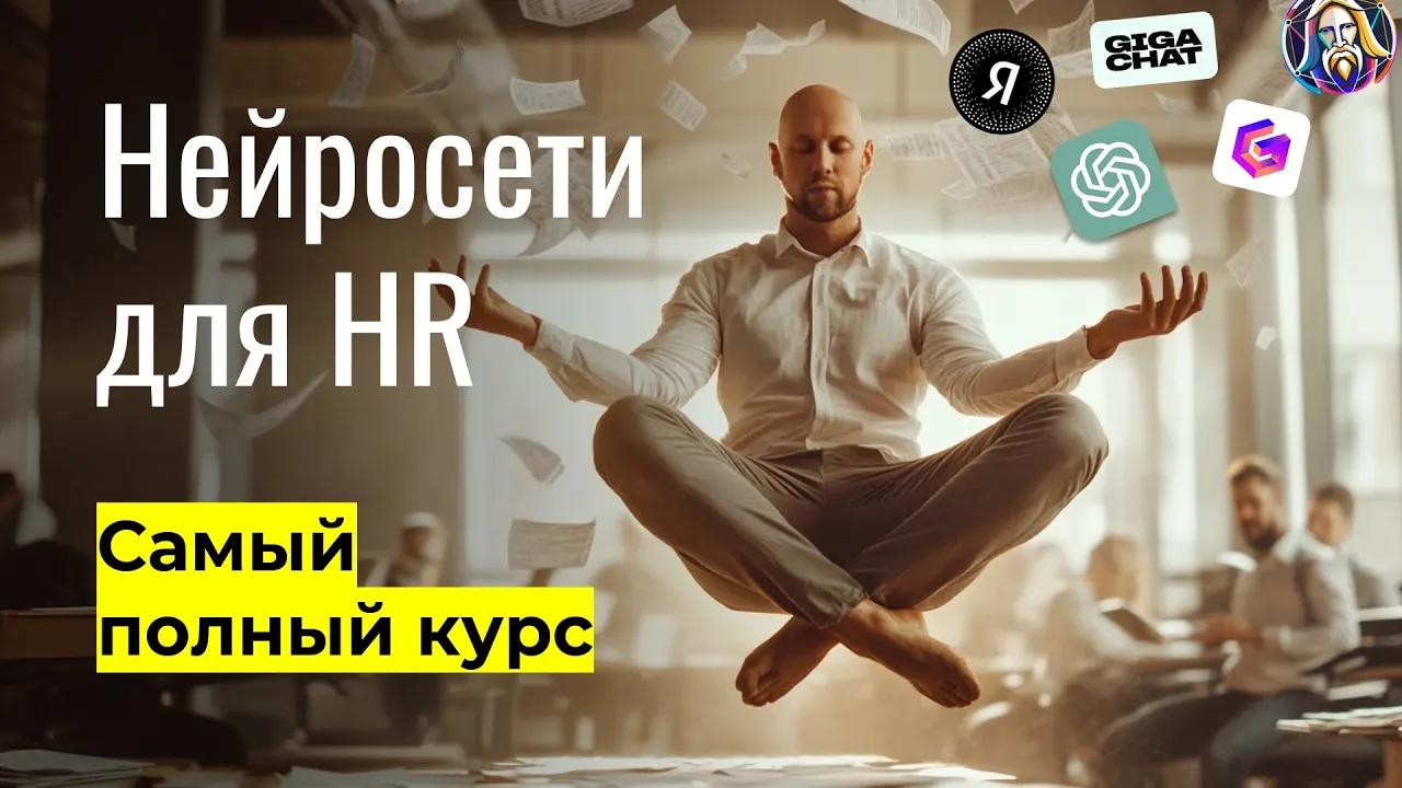 Нейросети нанимают людей. Полный курс "Нейросети для HR и найма"