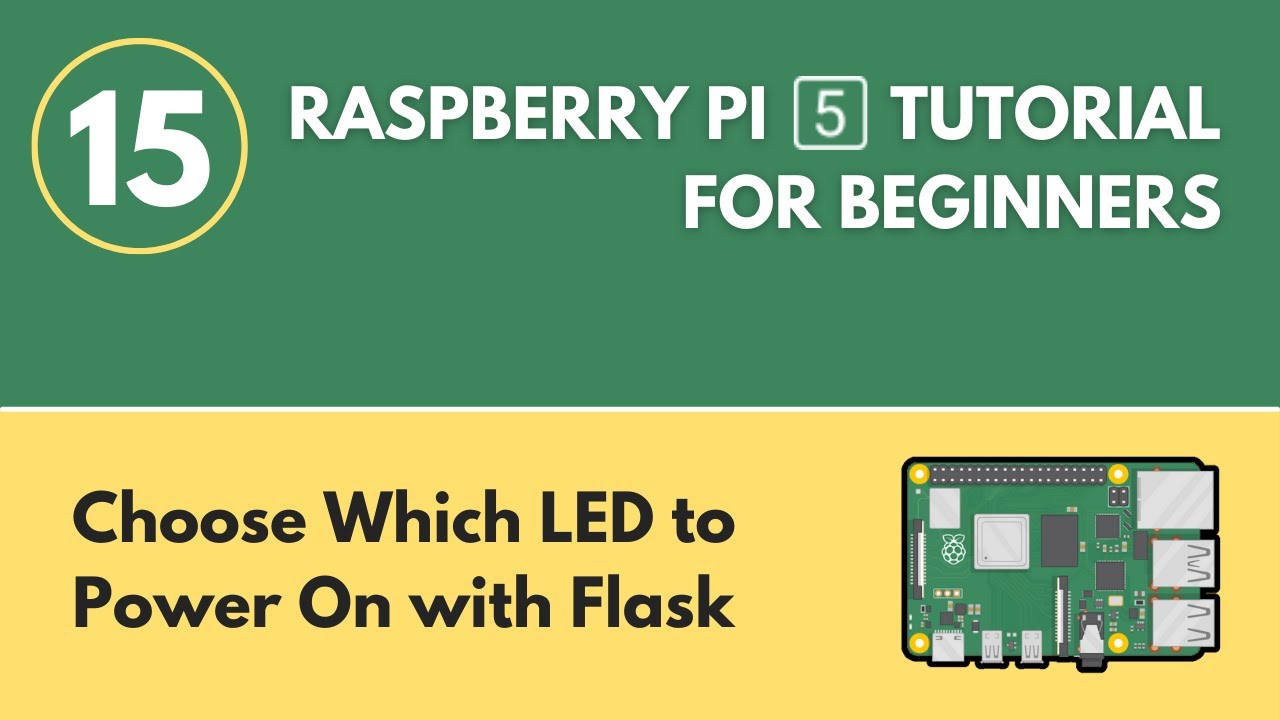 Choose Which LED to Turn On with Flask (Challenge 3) - Raspberry Pi 5 Tutorial (#15)
