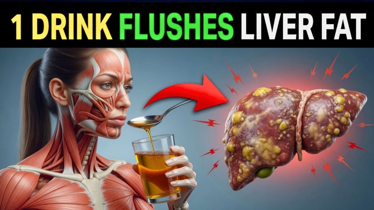 Flush 10 lbs of 'Toxic Waste' Stuck In Your LIVER with this Drink