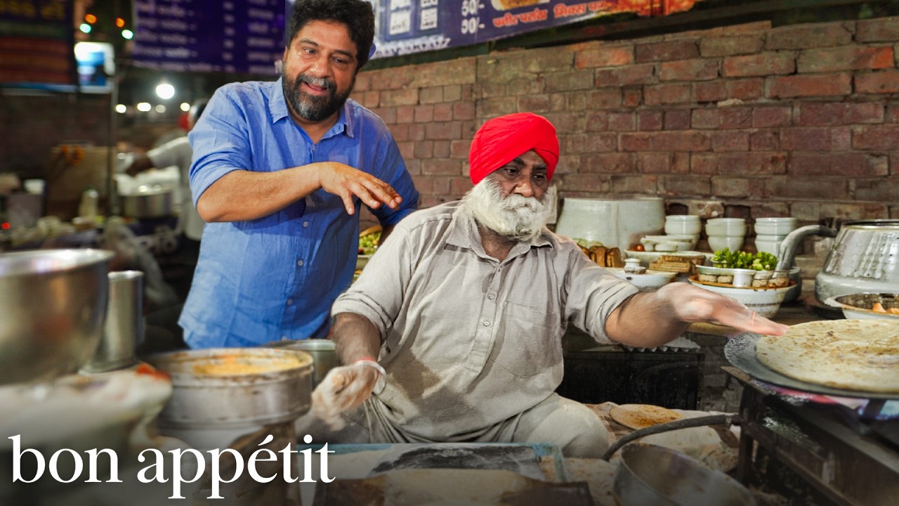 The Man Running a 50-Year-Old Paratha Stand on the Delhi Streets | Street Eats | Bon Appétit