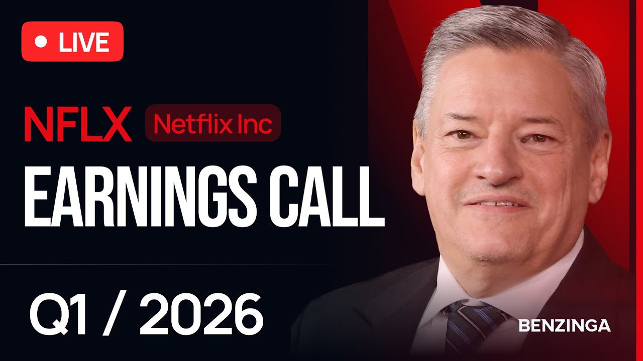 Netflix Q1 FY26 Earnings Call | $NFLX | 🔴 WATCH LIVE