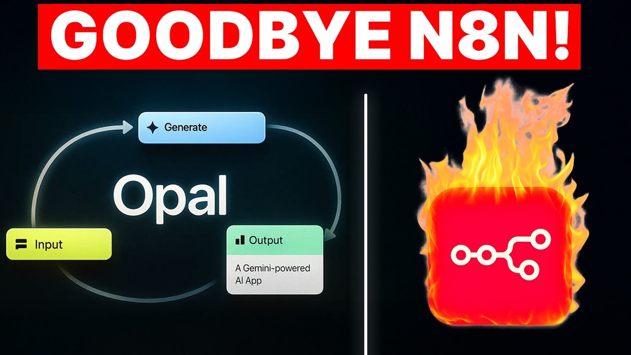 NEW Google Opal DESTROYS N8N? (FREE!)  🤯