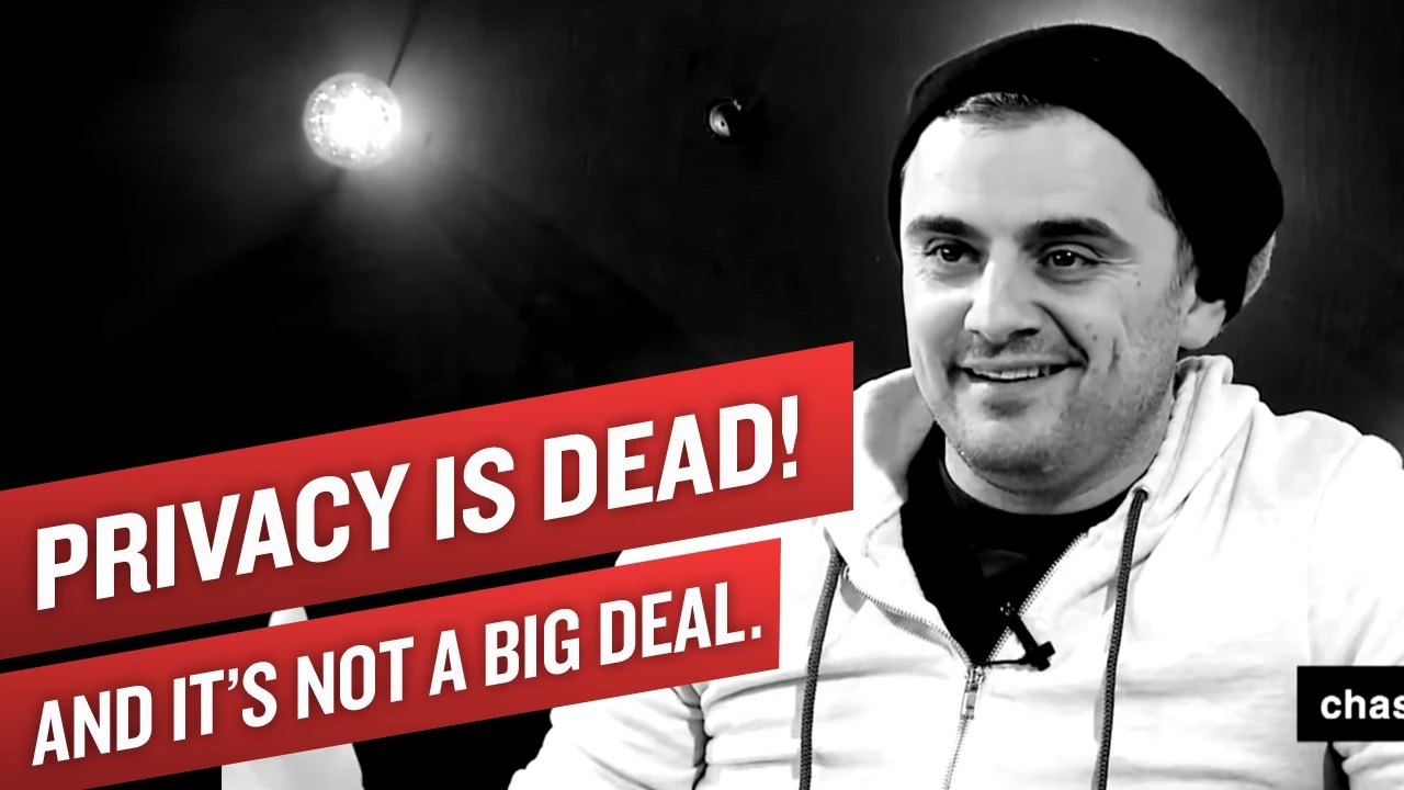 Privacy is DEAD and it's not a big deal.