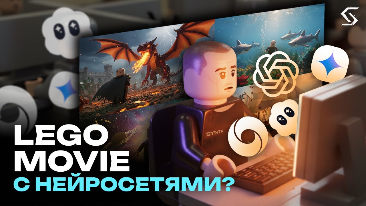 Как сделать видео в стиле LEGO с помощью нейросетей?