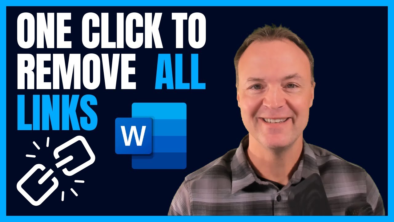 Automatically Remove all Hyperlinks in Microsoft Word with VBA