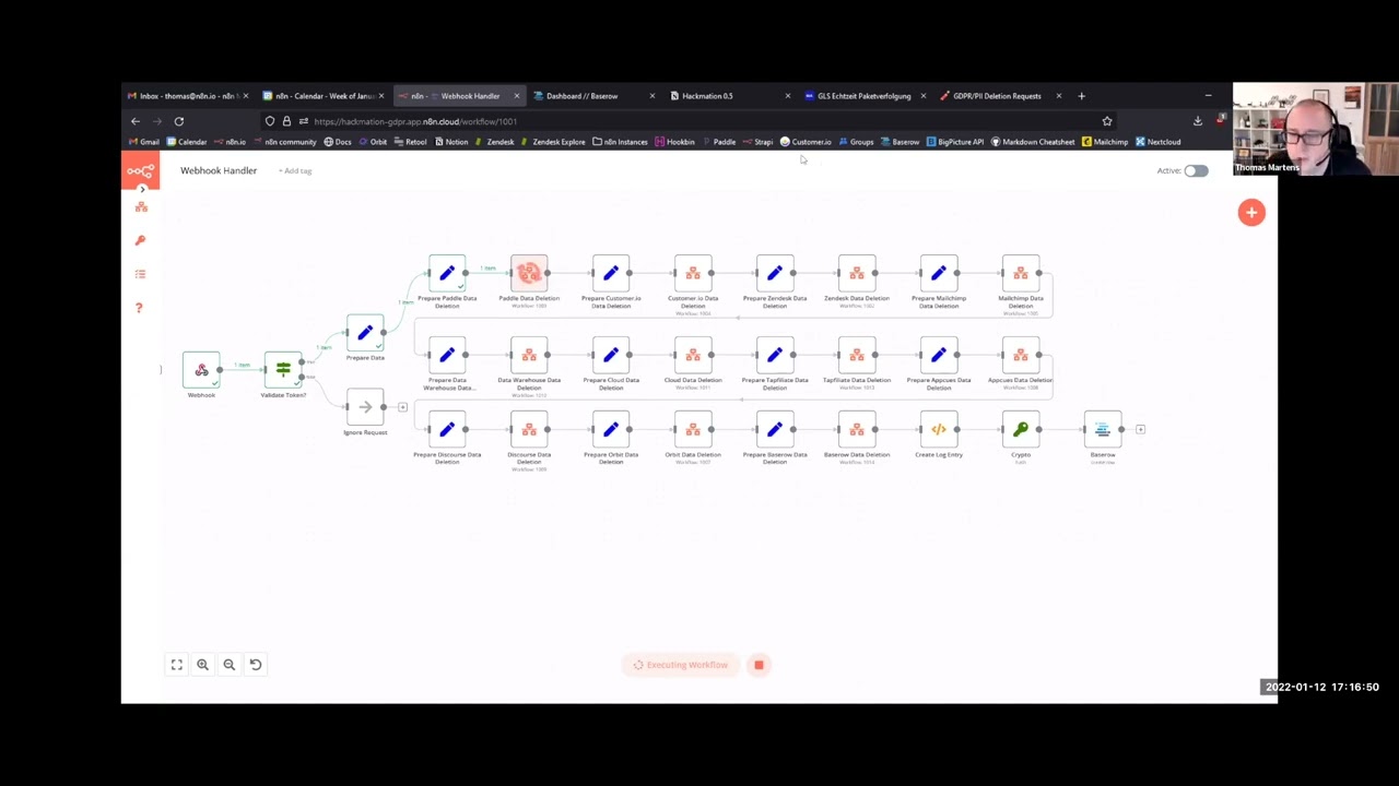 Automate GDPR deletion request
