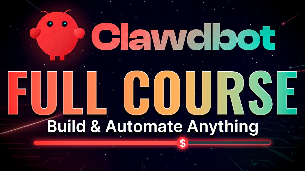 OpenClawClawdbot/Moltbot FULL COURSE 3 HOURS (Build & Automate Anything)