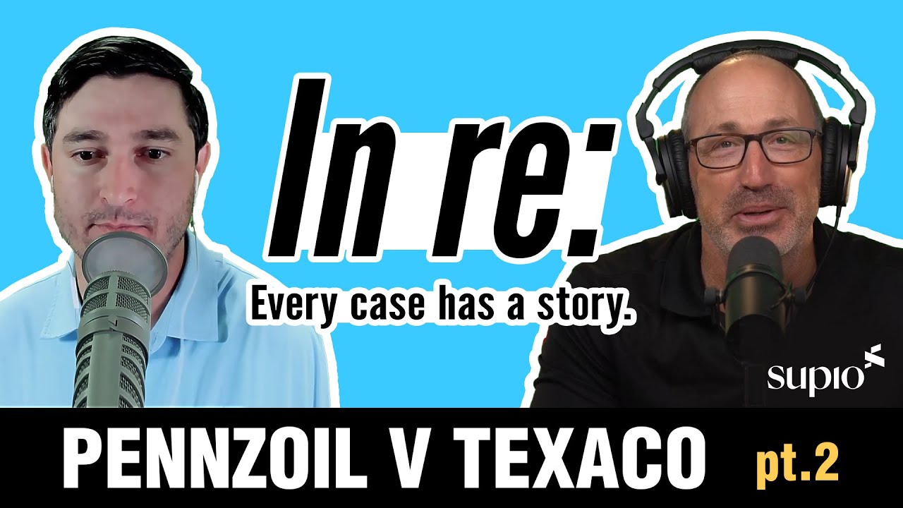 In re: Pennzoil v Texaco part 2