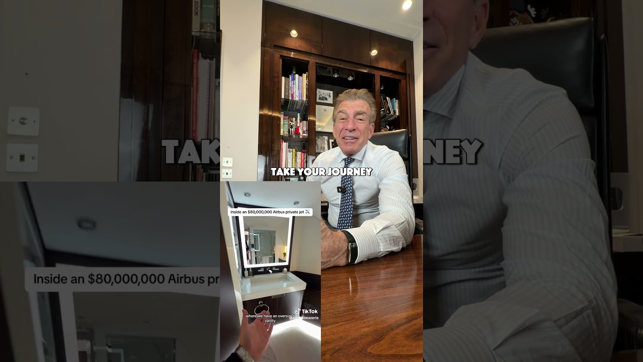 Reacting to an Airbus Corporate Jet.