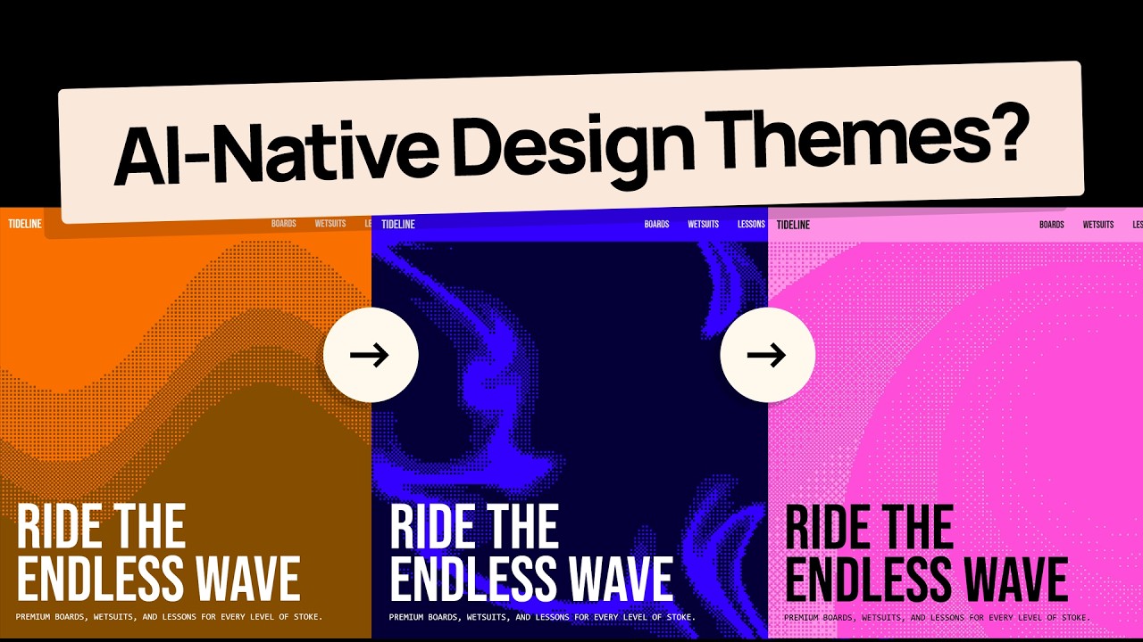AI-Native Web Design Themes with Paper & Claude Code