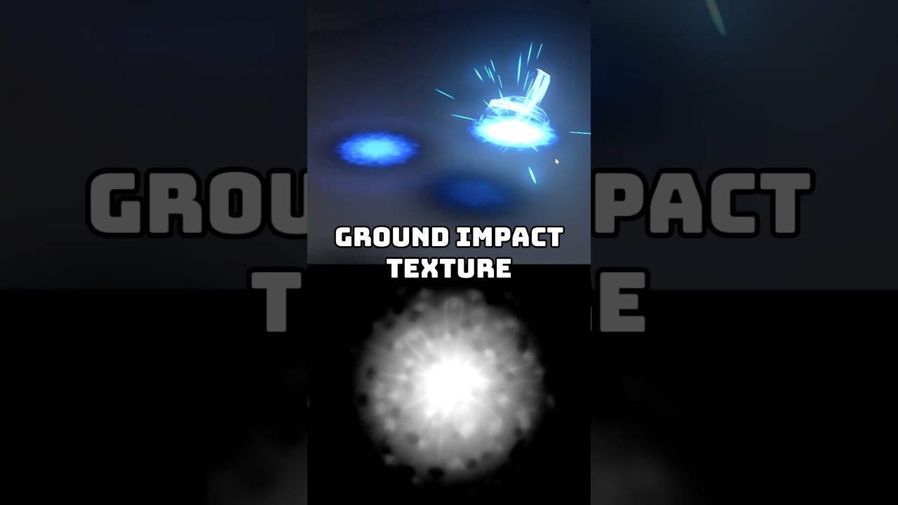 How VFX Artists create a proper ground crack texture for games! #gamedev #vfx
