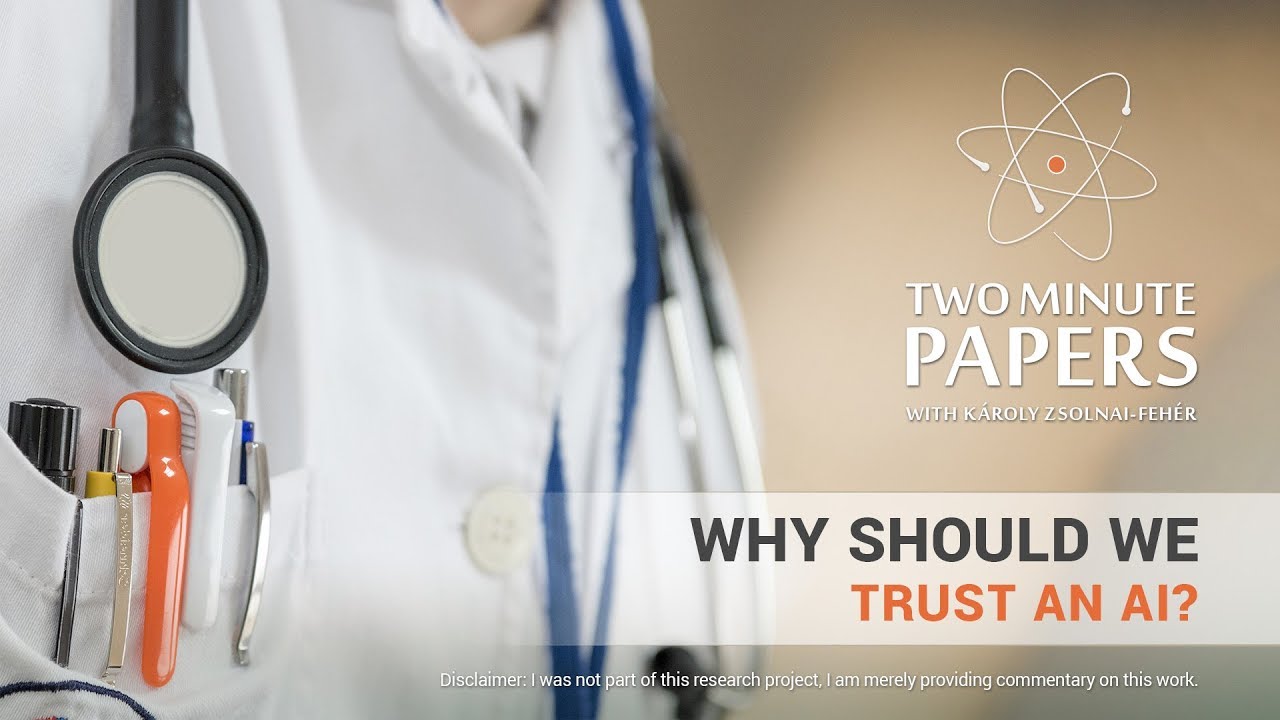 Why Should We Trust An AI? | Two Minute Papers #233