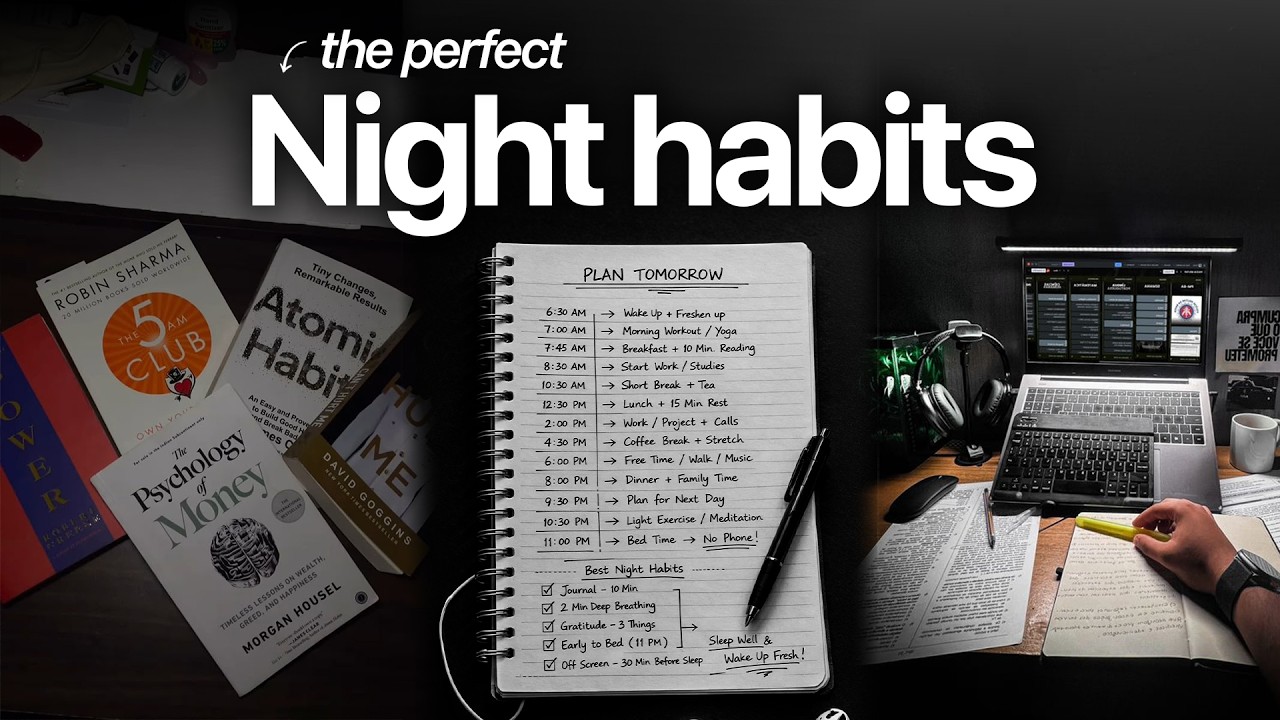 These Night Habits Will Fix Your Life (Do This Before Sleep)