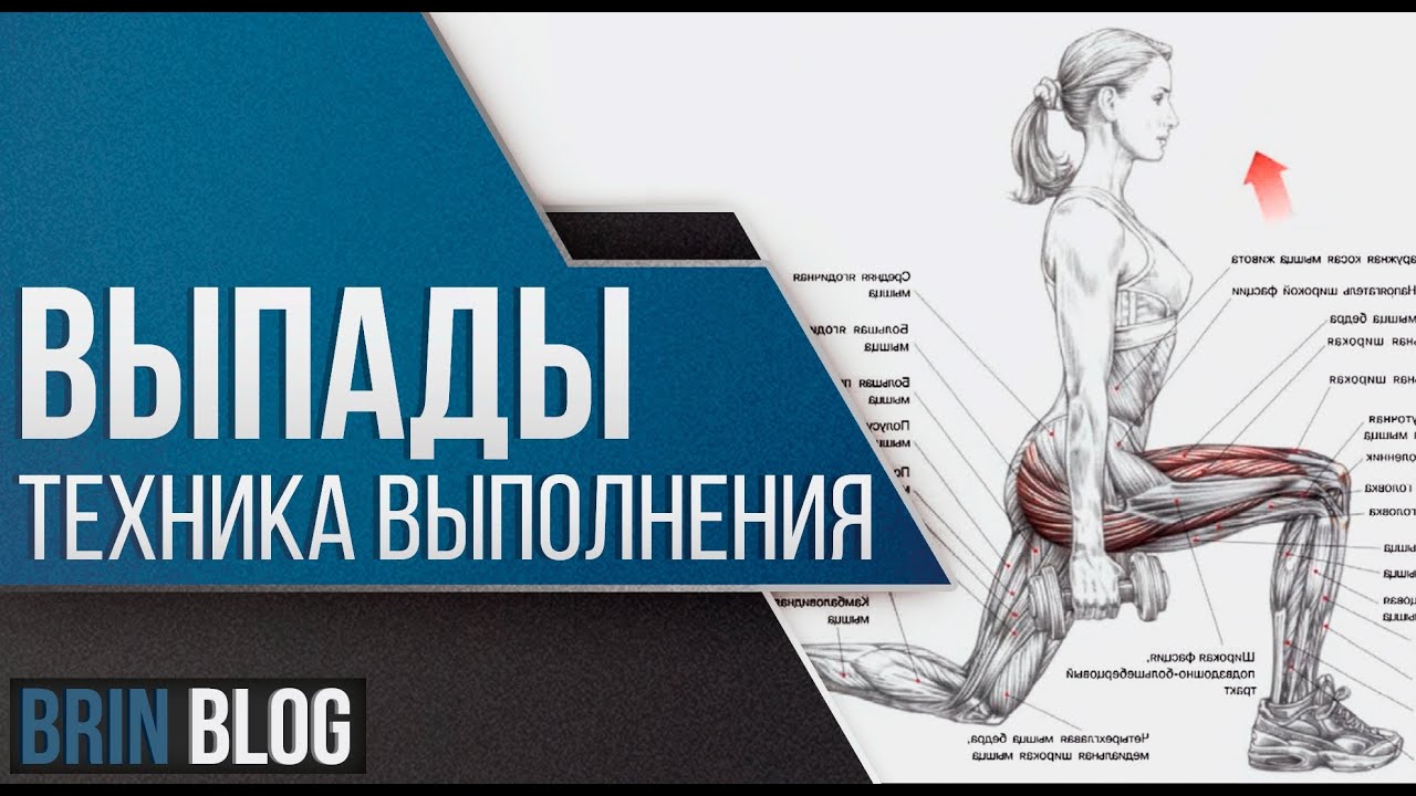 Выпады: полное руководство по технике для максимальной проработки ягодиц