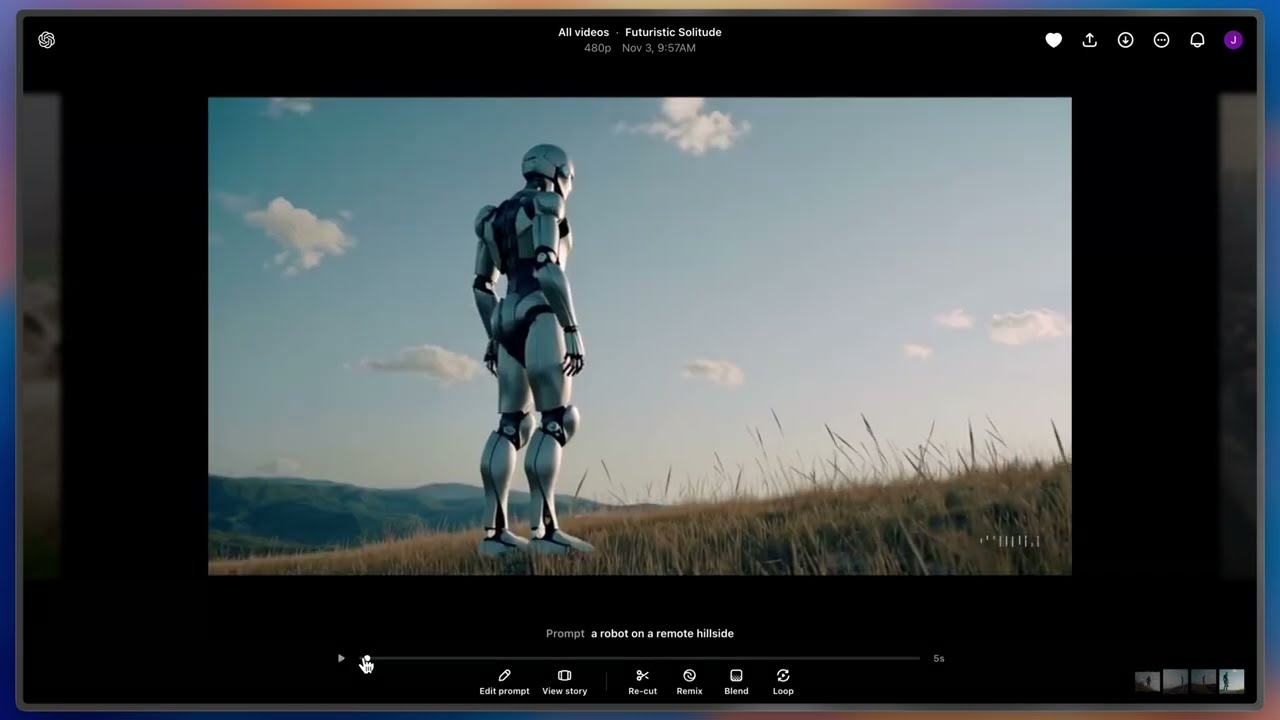 How to recut with Sora
