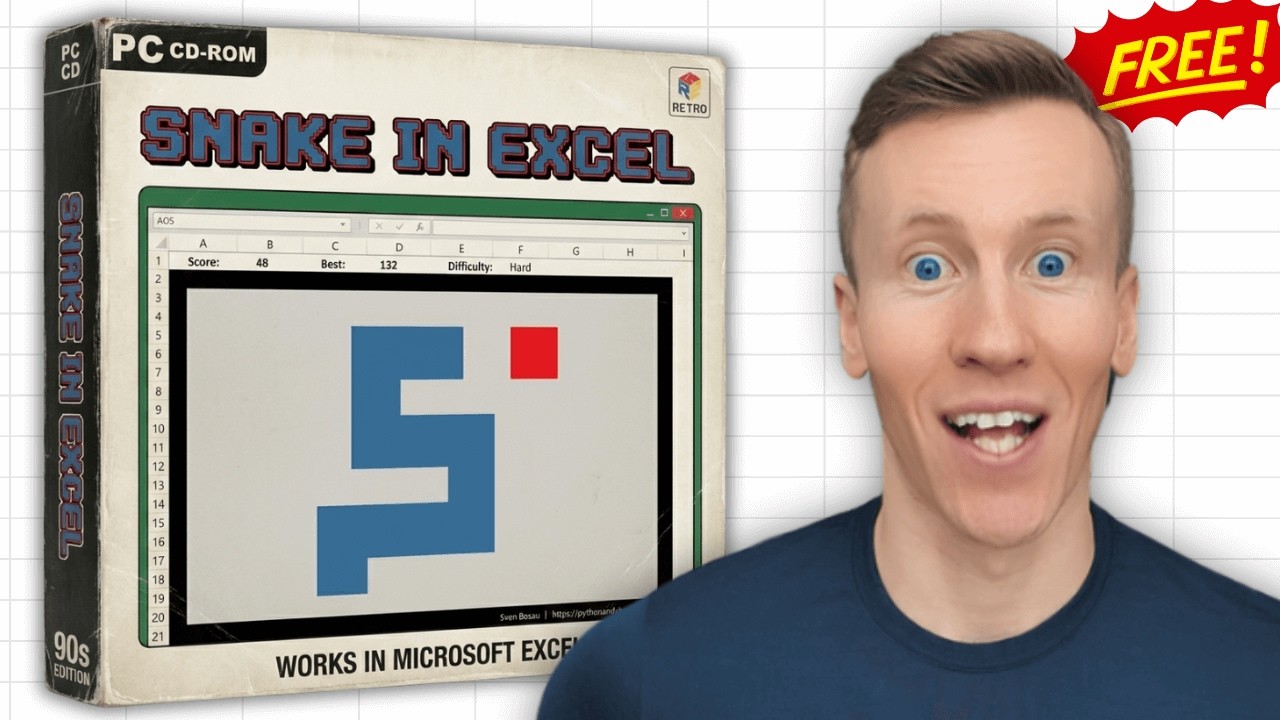 I Built Snake in Excel With a Global Leaderboard