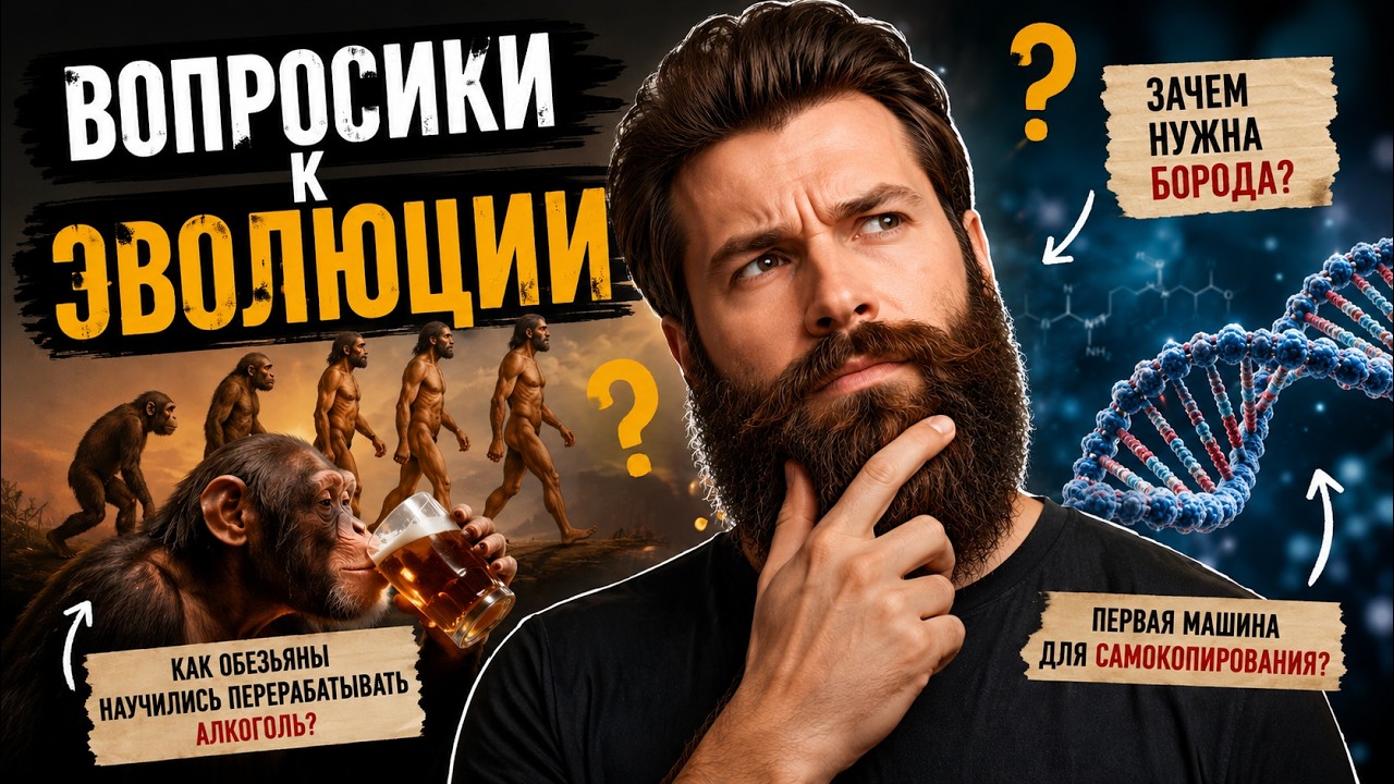 Вопросики к эволюции: в чем адаптивный смысл бороды и почему люди краснеют от стыда?