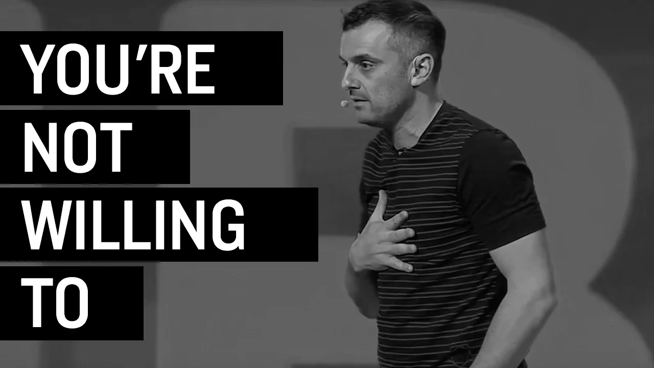 It's Not That You Can't, It's That You're Not Willing To