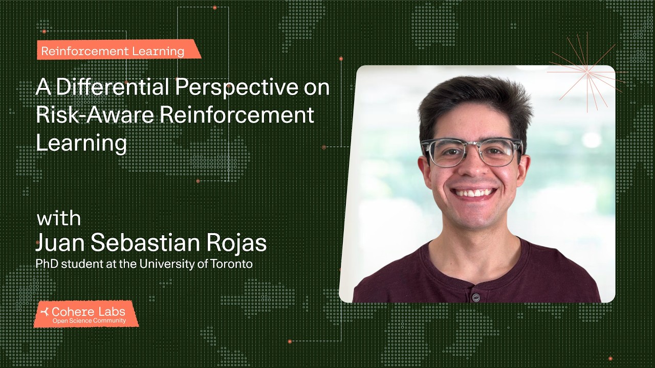Juan Sebastian Rojas - A Differential Perspective on Risk Aware Reinforcement Learning