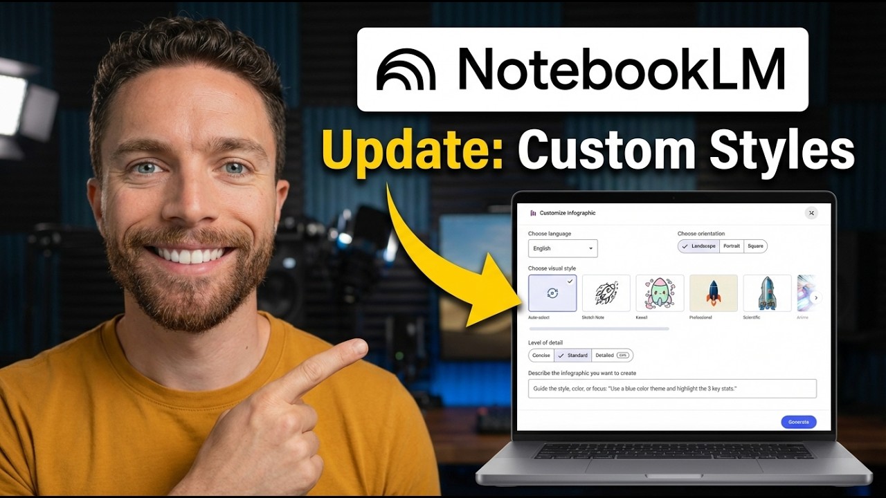 NotebookLM Update: Custom Infographic Styles Are Here!
