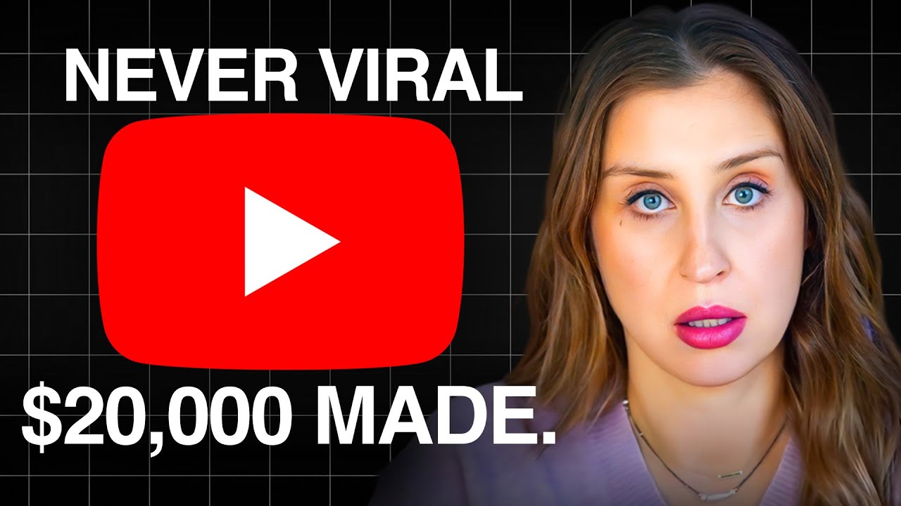 I never went viral on YouTube... But made $20K in 6 months