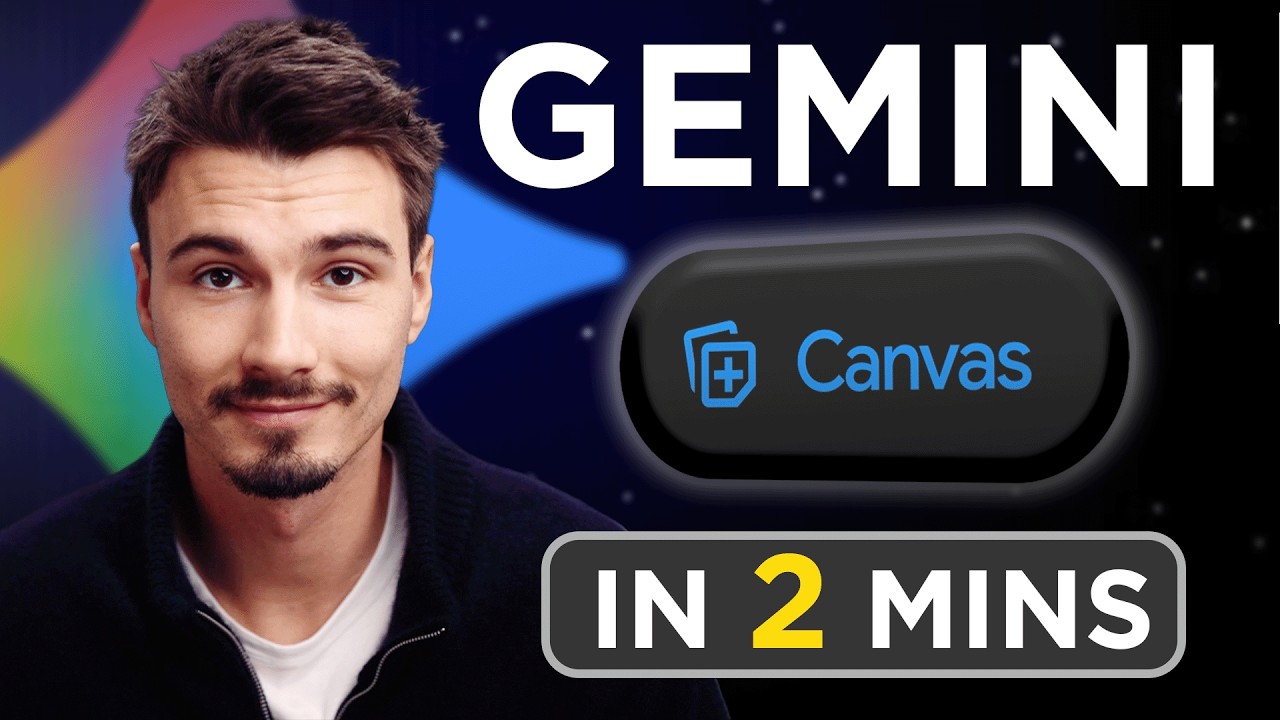 How to Use Gemini Canvas in 2 Minutes (For Beginners)