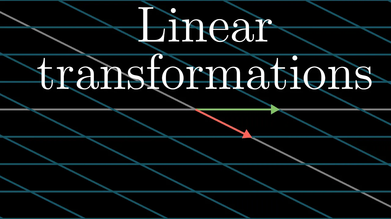 Linear transformations and matrices | Chapter 3, Essence of linear algebra