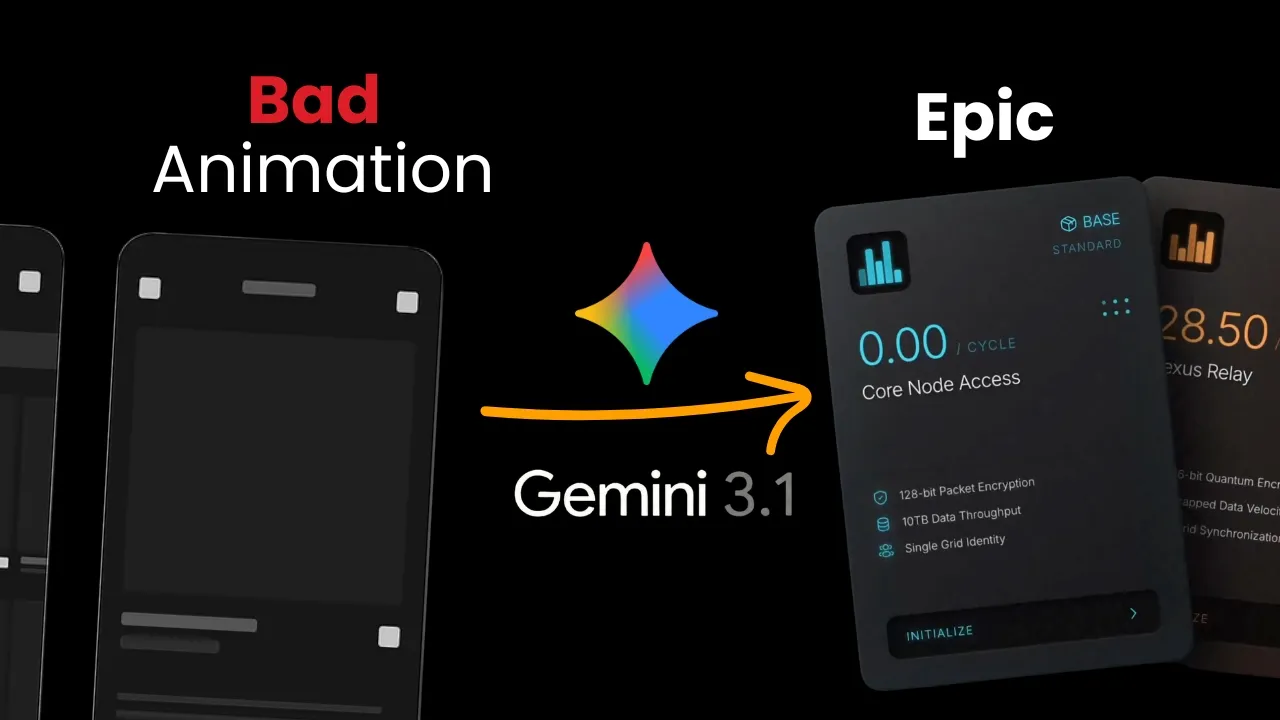 How to prompt Gemini 3.1 for Epic animations