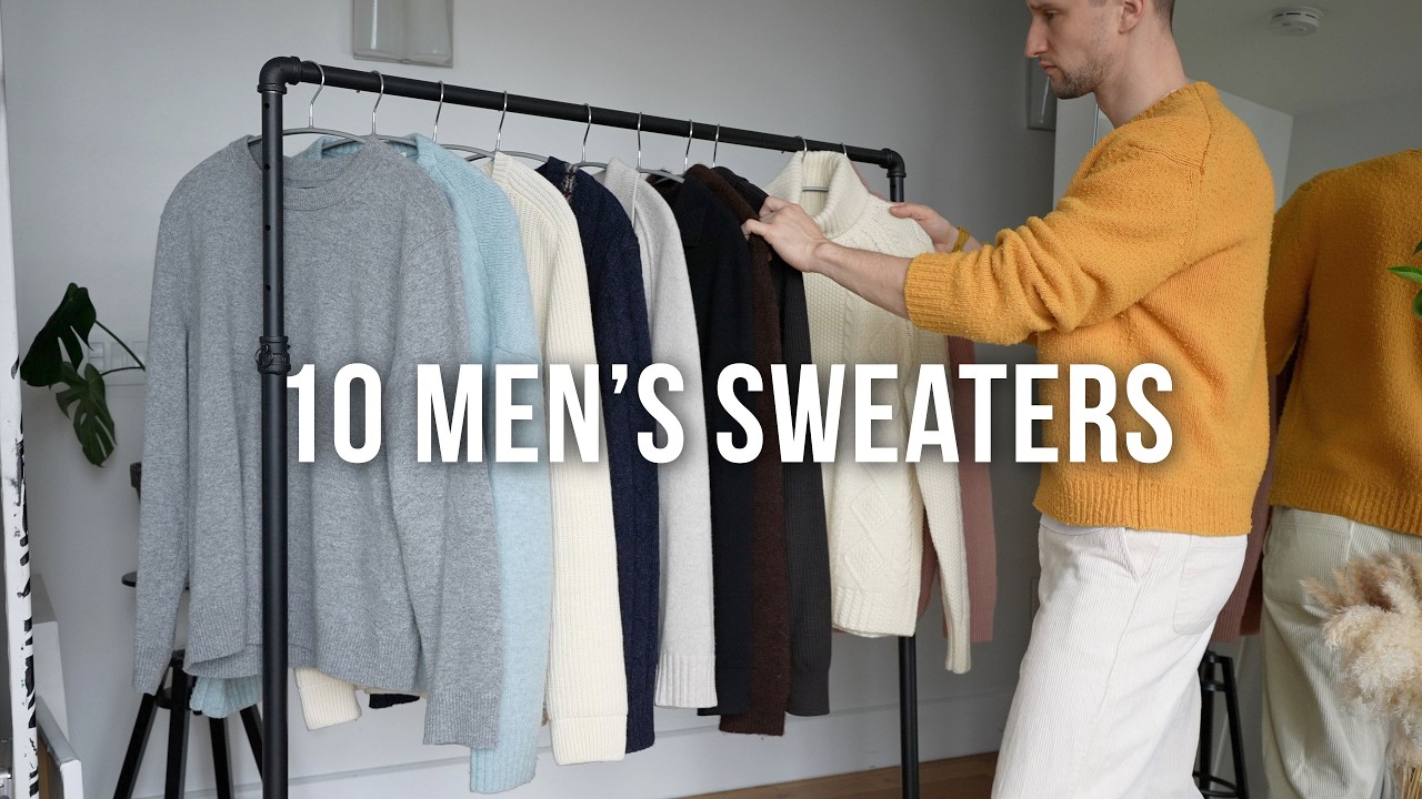 10 Types of Mens Sweaters Every Man Should Know | Fit, Style & Versatility
