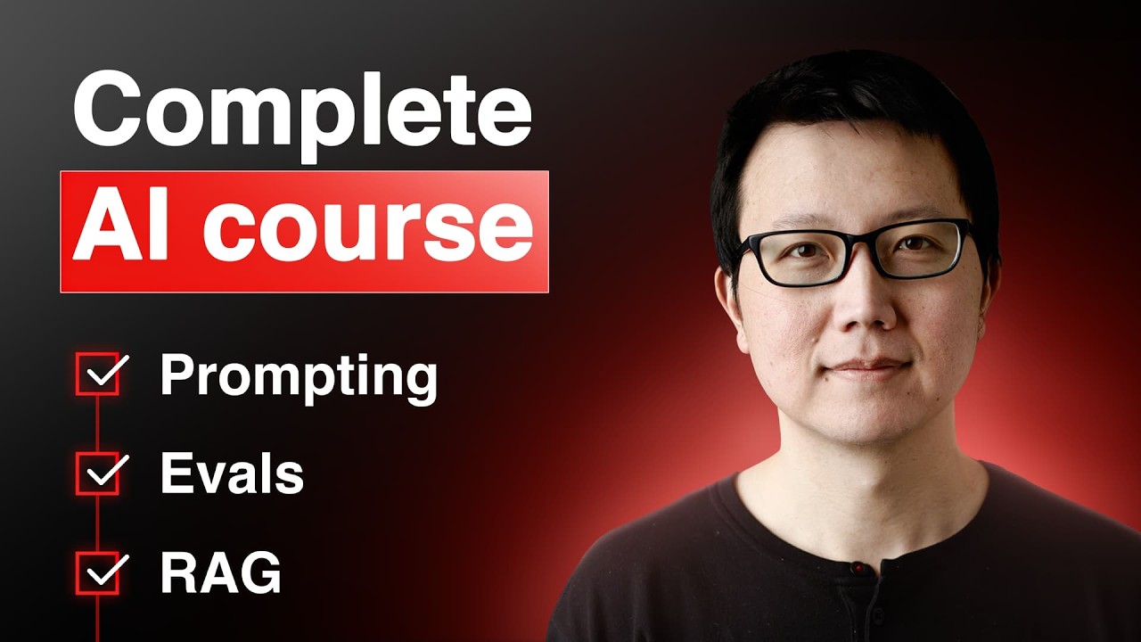 Complete AI Course (2025): Master Prompting, Evals, RAG & Fine-Tuning in 46 Minutes | Adam (Meta)
