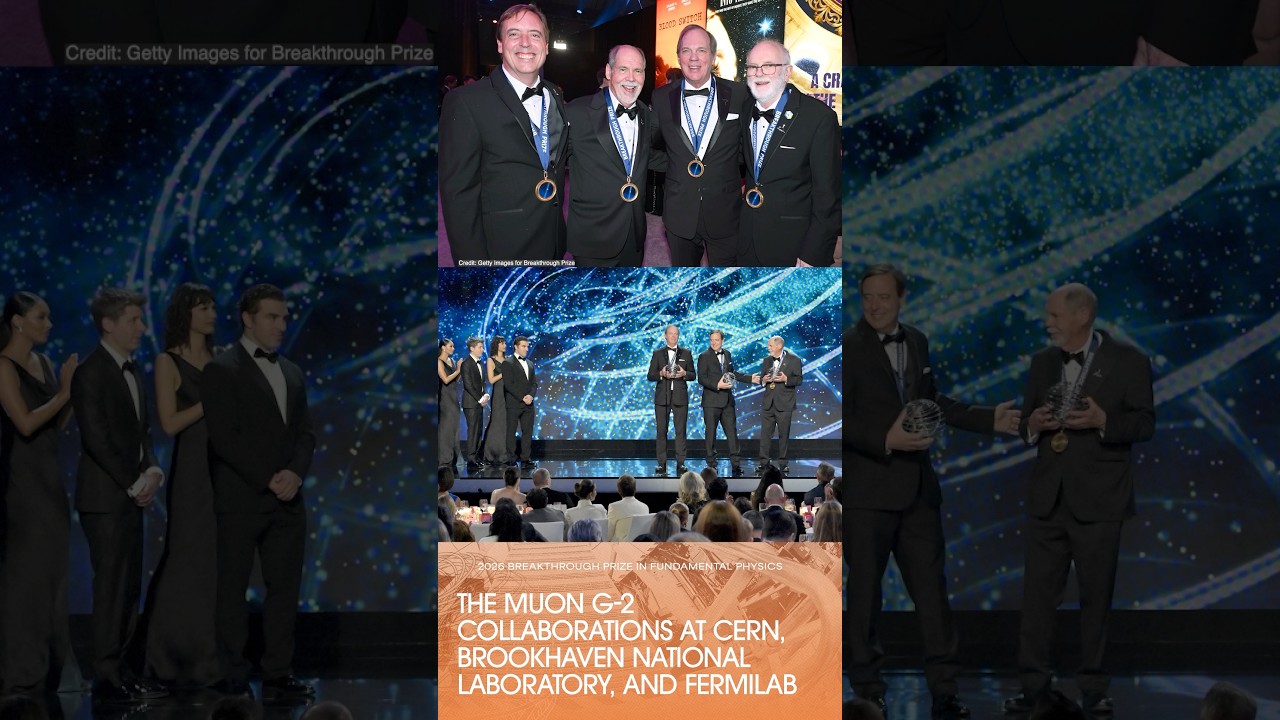 Muon g-2 wins Breakthrough Prize in Fundamental Physics