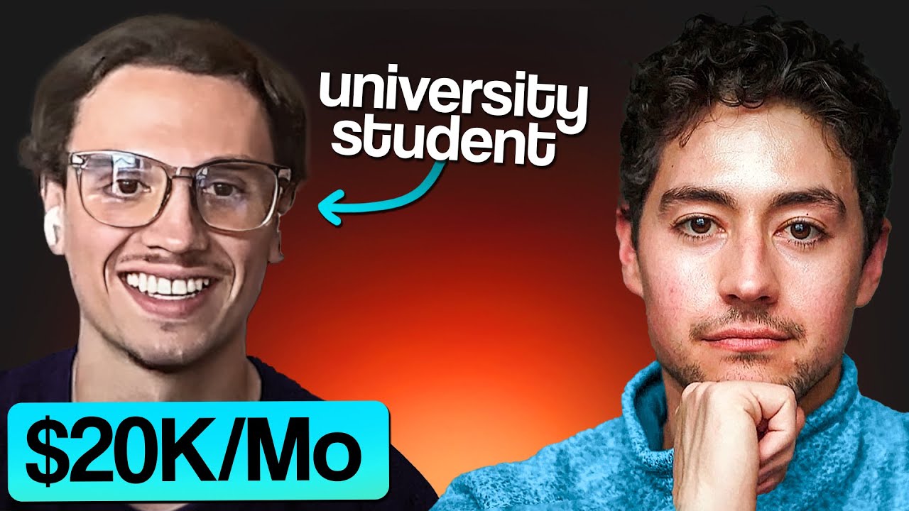 How This College Student Makes $20K/mo With AI