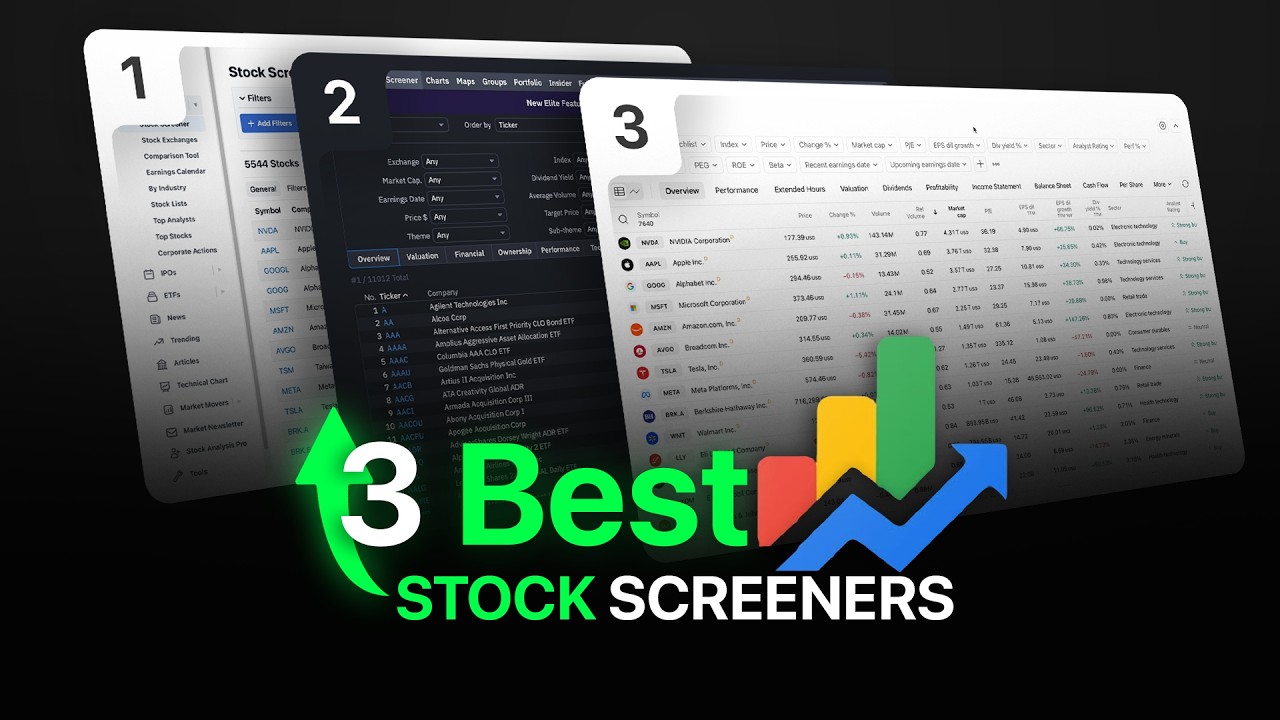Best Stock Screeners You Should Use!