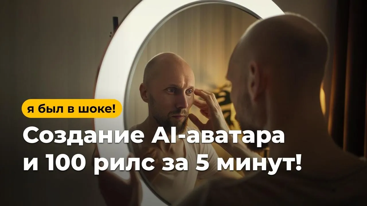 🔥 Секрет миллионных просмотров! Создал свой цифровой клон! Не поверите, что умеет AI-аватар!