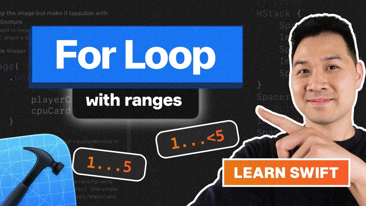 Learn Swift for Beginners 2026 - Lesson 11 - For Loops with Ranges