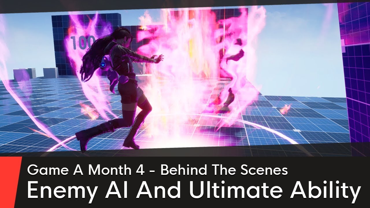 Game A Month - Enemy AI, New Abilities and Level Design [Indie Devlog]