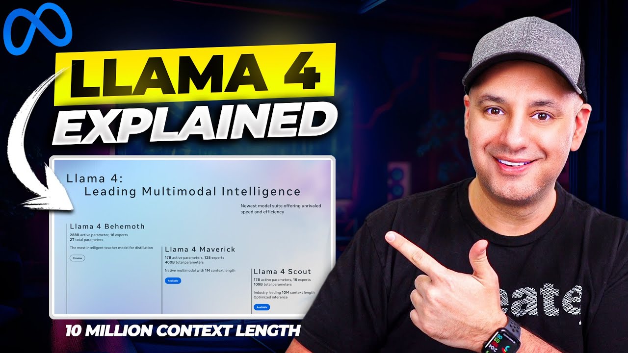 Meta's Llama 4 is a beast (includes 10 million token context)
