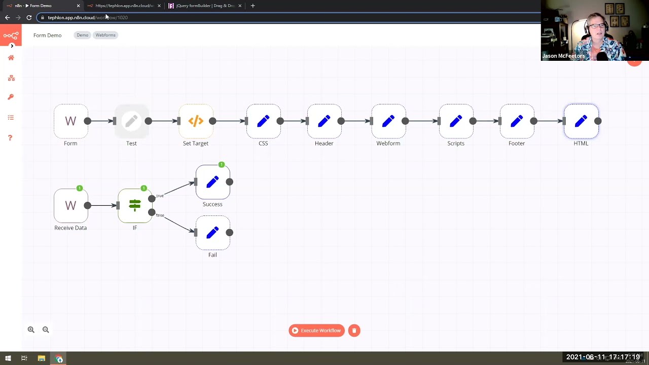 Creating and processing webforms with n8n - Jason McFeetors