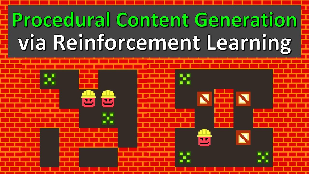 PCGRL: Procedural Content Generation via Reinforcement Learning (Paper Explained)