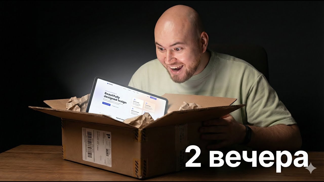 Сделал полноценный сайт с нейросетью за 2 вечера